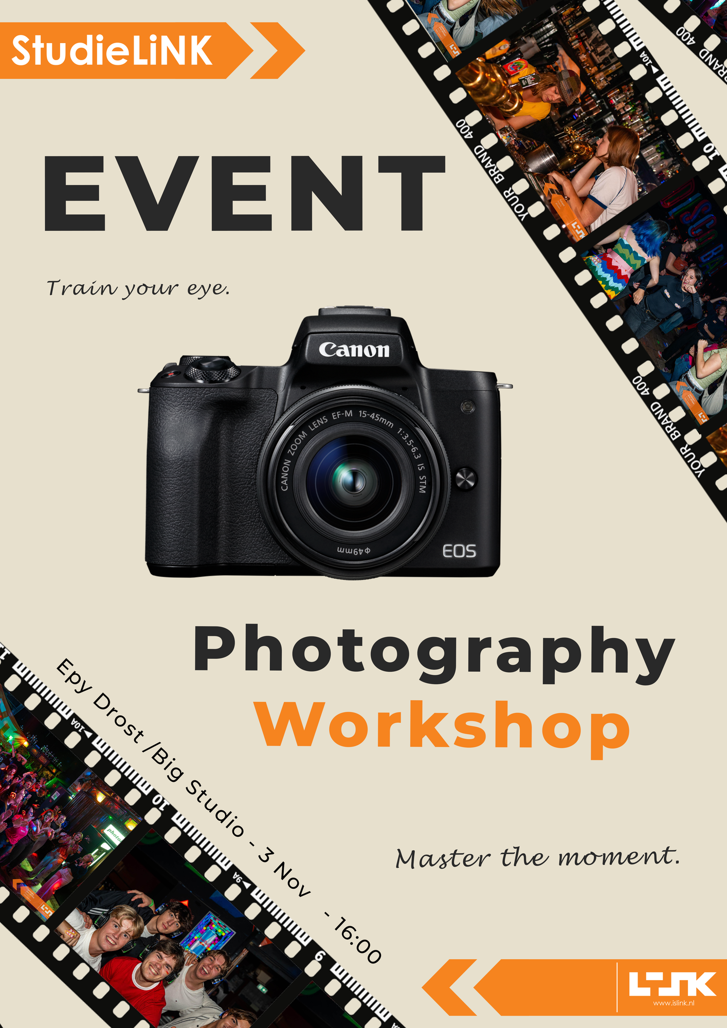 Event photography workshop